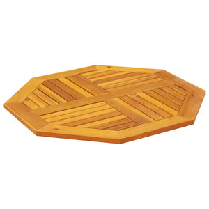 vidaXL Table Top 80x80x2.2 cm Octagonal Solid Wood Acacia