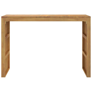 vidaXL Console Table 110x35x75 cm Solid Wood Teak