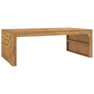 vidaXL Coffee Table 110x60x38 cm Solid Wood Teak