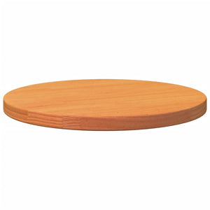 vidaXL Table Top Round Wax Brown Ø40x2.5 cm Solid Wood Pine