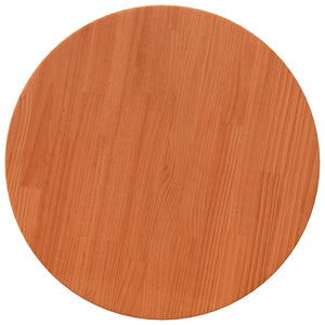 vidaXL Table Top Round Wax Brown Ø50x2.5 cm Solid Wood Pine