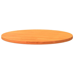 vidaXL Table Top Round Wax Brown Ø70x2.5 cm Solid Wood Pine