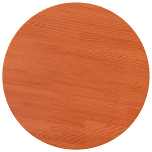 vidaXL Table Top Round Wax Brown Ø90x2.5 cm Solid Wood Pine