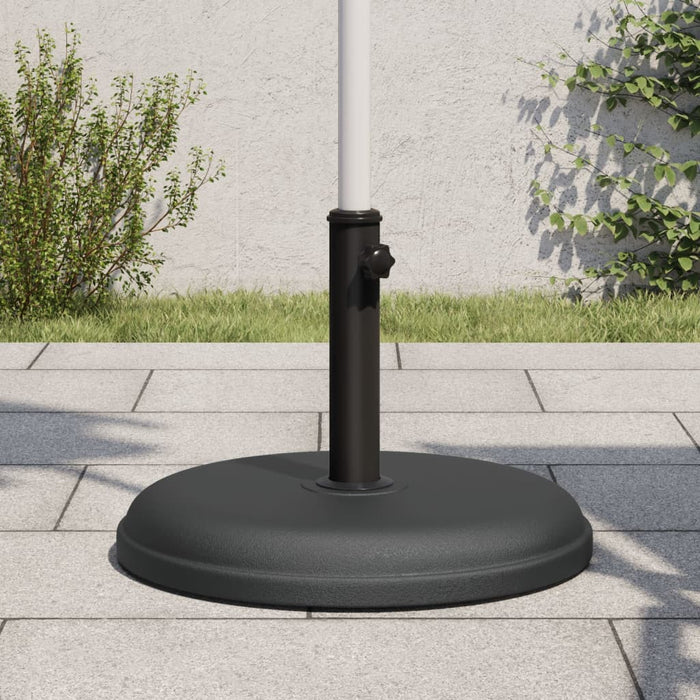 vidaXL Parasol Base for Ø32/35/38 mm Poles 15 kg Round