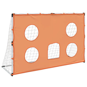 vidaXL Kids' Football Goal with Targeting Mat and Ball 182x62x118 cm