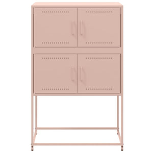 vidaXL Sideboard Pink 68.5x38.5x107 cm Steel