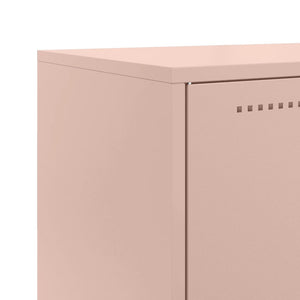 vidaXL Sideboard Pink 68.5x38.5x107 cm Steel