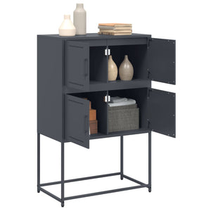 vidaXL Sideboard Anthracite 68.5x38.5x107 cm Steel