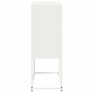 vidaXL Sideboard White 68.5x38.5x107 cm Steel