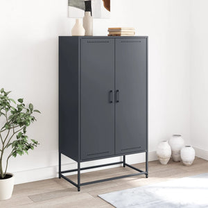 vidaXL Highboard Anthracite 68.5x38.5x123.5 cm Steel