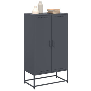 vidaXL Highboard Anthracite 68.5x38.5x123.5 cm Steel