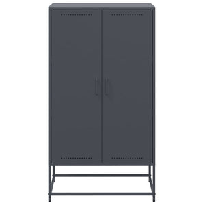 vidaXL Highboard Anthracite 68.5x38.5x123.5 cm Steel