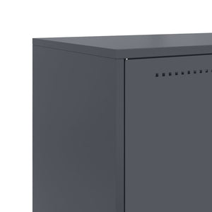 vidaXL Highboard Anthracite 68.5x38.5x123.5 cm Steel