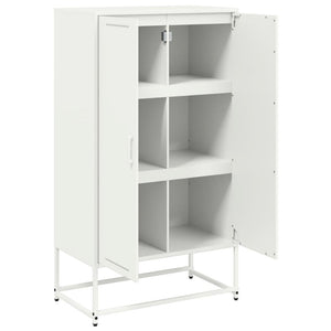 vidaXL Highboard Pink 68.5x38.5x123.5 cm Steel