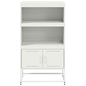 vidaXL Highboard White 68.5x38.5x123.5 cm Steel