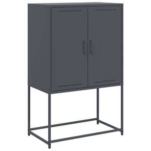 vidaXL Highboard Anthracite 68.5x38.5x107 cm Steel