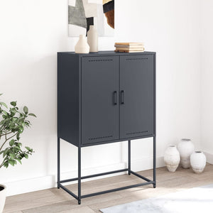 vidaXL Highboard Anthracite 68.5x38.5x107 cm Steel