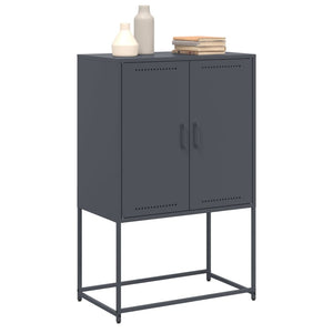 vidaXL Highboard Anthracite 68.5x38.5x107 cm Steel