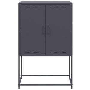 vidaXL Highboard Anthracite 68.5x38.5x107 cm Steel