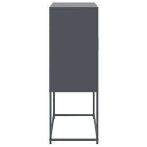 vidaXL Highboard Anthracite 68.5x38.5x107 cm Steel