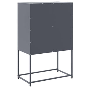 vidaXL Highboard Anthracite 68.5x38.5x107 cm Steel