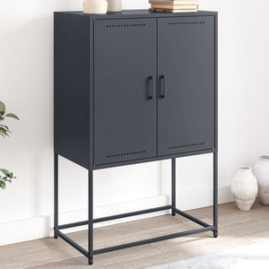 vidaXL Highboard Anthracite 68.5x38.5x107 cm Steel