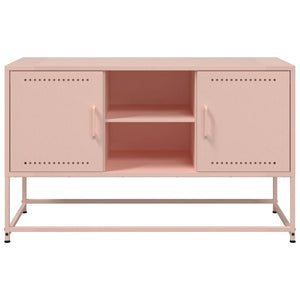 vidaXL Highboard Pink 36x39x123 cm Steel