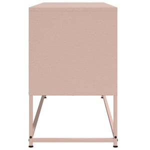 vidaXL Highboard Pink 36x39x123 cm Steel