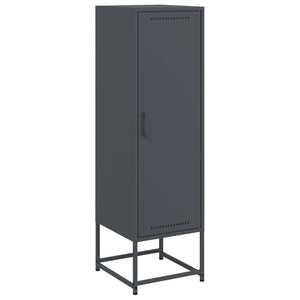 vidaXL Highboard Anthracite 36x39x123 cm Steel