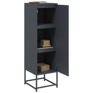 vidaXL Highboard Anthracite 36x39x123 cm Steel