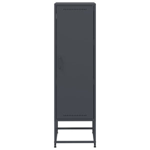 vidaXL Highboard Anthracite 36x39x123 cm Steel