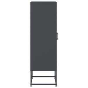 vidaXL Highboard Anthracite 36x39x123 cm Steel