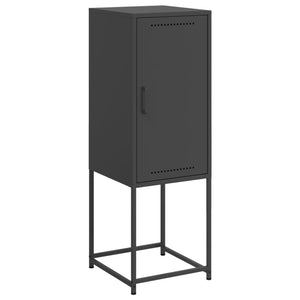 vidaXL Highboard Black 36x39x107 cm Steel