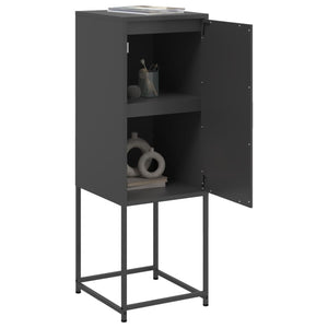 vidaXL Highboard Black 36x39x107 cm Steel