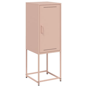 vidaXL Highboard Pink 36x39x107 cm Steel