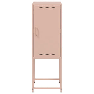 vidaXL Highboard Pink 36x39x107 cm Steel