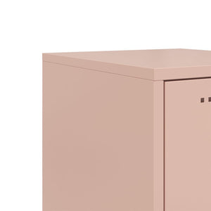 vidaXL Highboard Pink 36x39x107 cm Steel