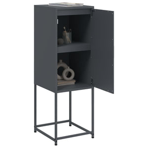 vidaXL Highboard Anthracite 36x39x107 cm Steel