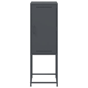 vidaXL Highboard Anthracite 36x39x107 cm Steel