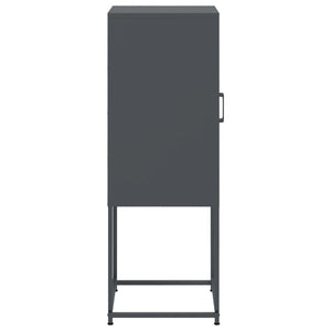 vidaXL Highboard Anthracite 36x39x107 cm Steel