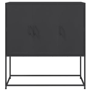 vidaXL Highboard Black 100.5x39x107 cm Steel