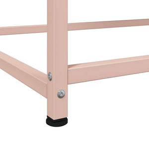 vidaXL Highboard Pink 100.5x39x107 cm Steel