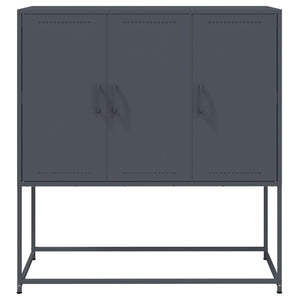 vidaXL Highboard Anthracite 100.5x39x107 cm Steel