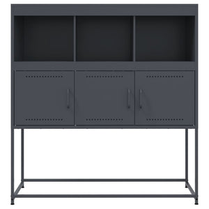 vidaXL Sideboard Anthracite 100.5x39x107 cm Cold-rolled Steel