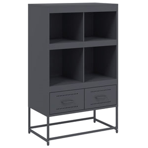 vidaXL Highboard Anthracite 68.5x39x111.5 cm Steel