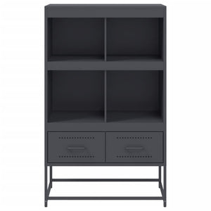 vidaXL Highboard Anthracite 68.5x39x111.5 cm Steel