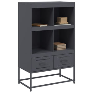 vidaXL Highboard Anthracite 68.5x39x111.5 cm Steel