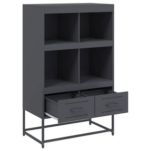 vidaXL Highboard Anthracite 68.5x39x111.5 cm Steel