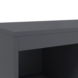 vidaXL Highboard Anthracite 68.5x39x111.5 cm Steel