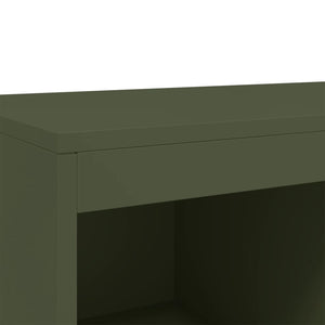 vidaXL Highboard Olive Green 68.5x39 x111.5 cm Steel